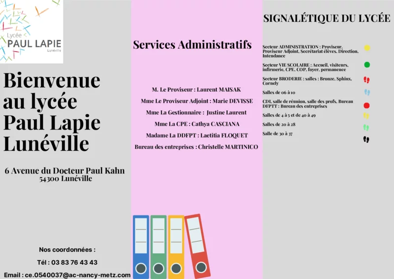 Triptyque élève n°6 — Présentation du Lycée Paul Lapie