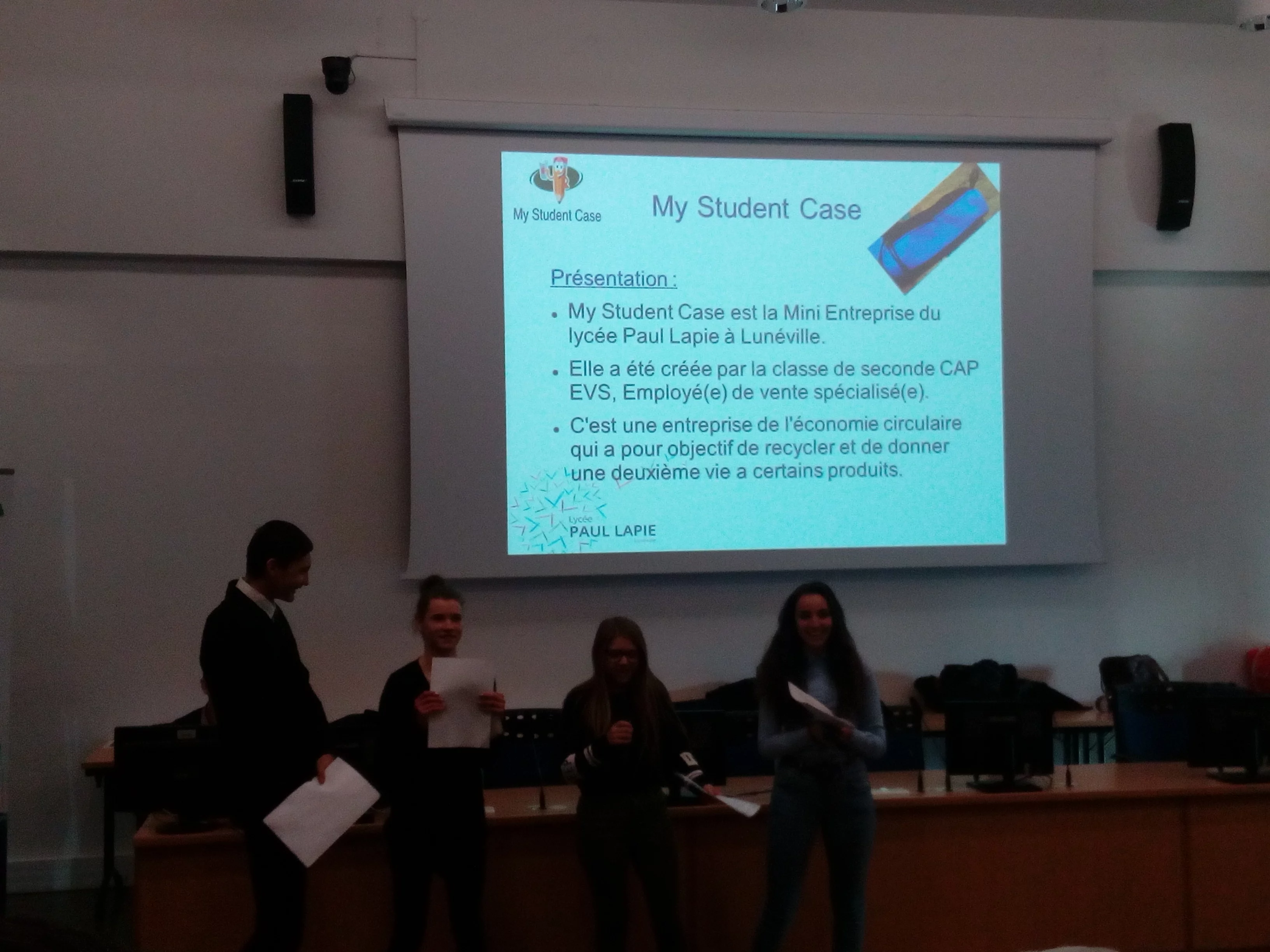 Présentation de la Mini entreprise « My Student Case »