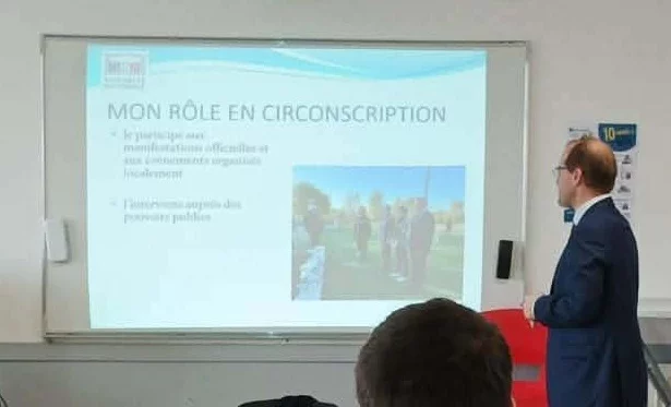 Visite à l’Assemblée nationale le 29 avril.